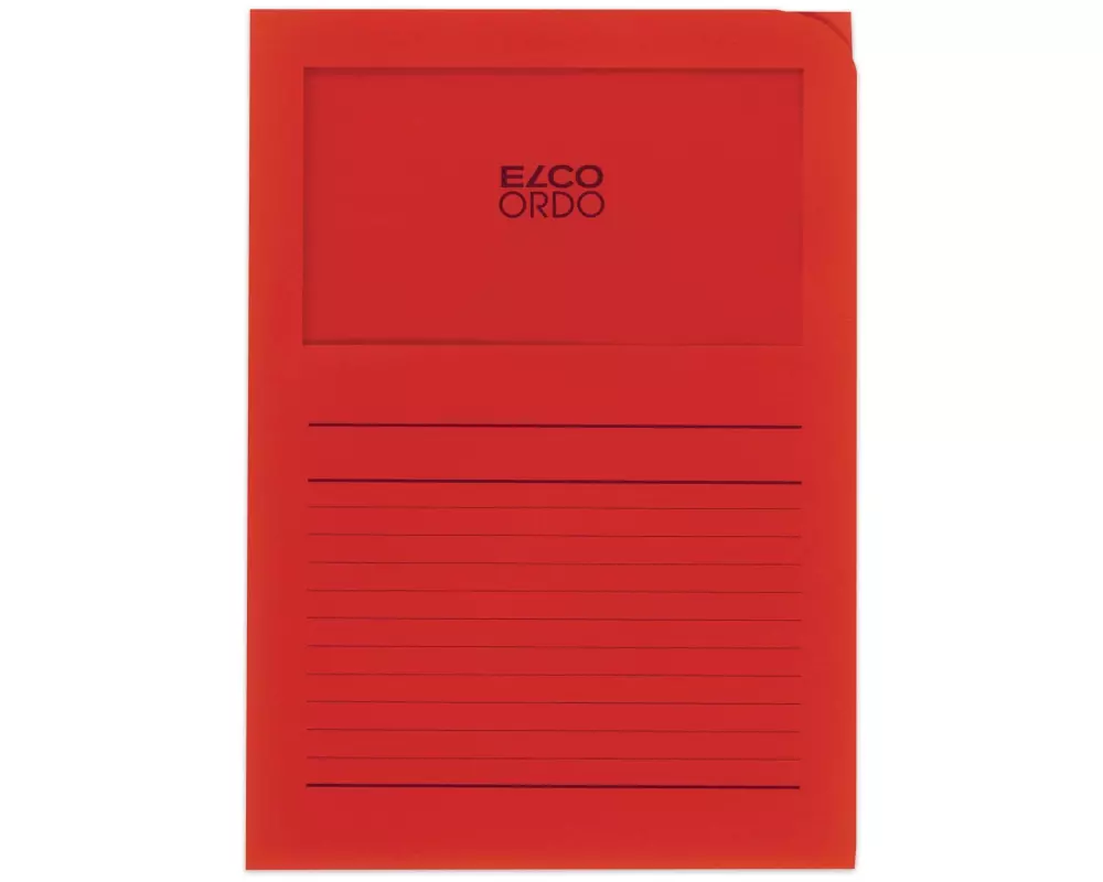 ELCO Sichthülle Ordo Classico Rot, 100 Stück