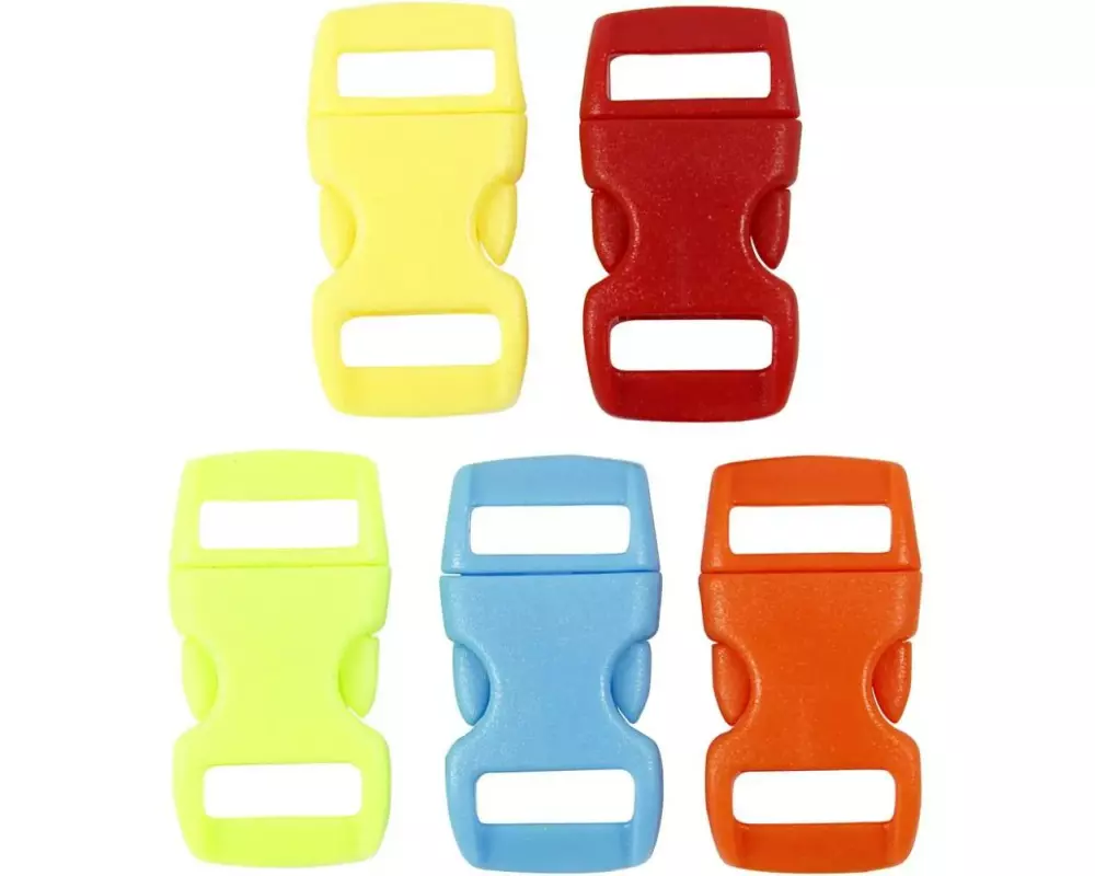 Creativ Company Klickverschluss 29 mm x 15 mm, Lochgrösse 3 x11 mm,100 Stück