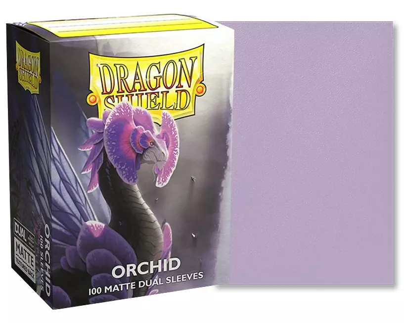 Dragon Shield Kartenhülle Dual Matte: Orchid Standardgrösse Lila 100