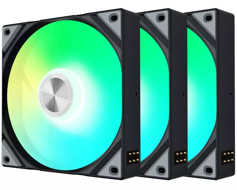Tryx PC-Lüfter ROTA SL ARGB - 3er-Pack 120 mm, schwarz