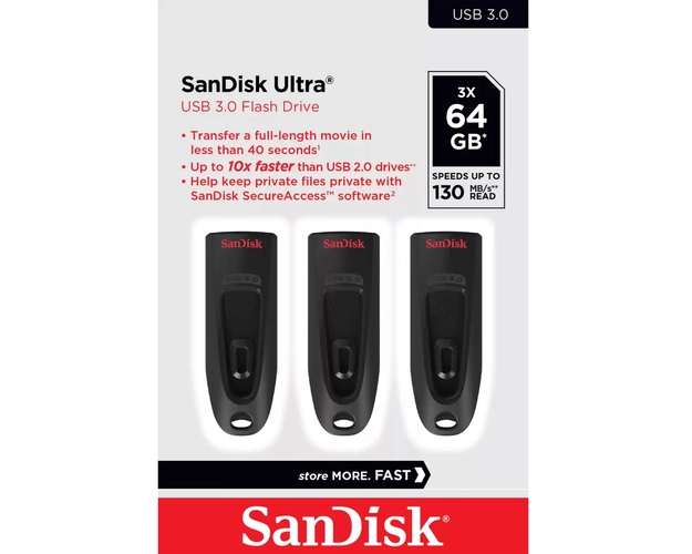 SanDisk Ultra 64 GB USB 3.0 Flash Drive