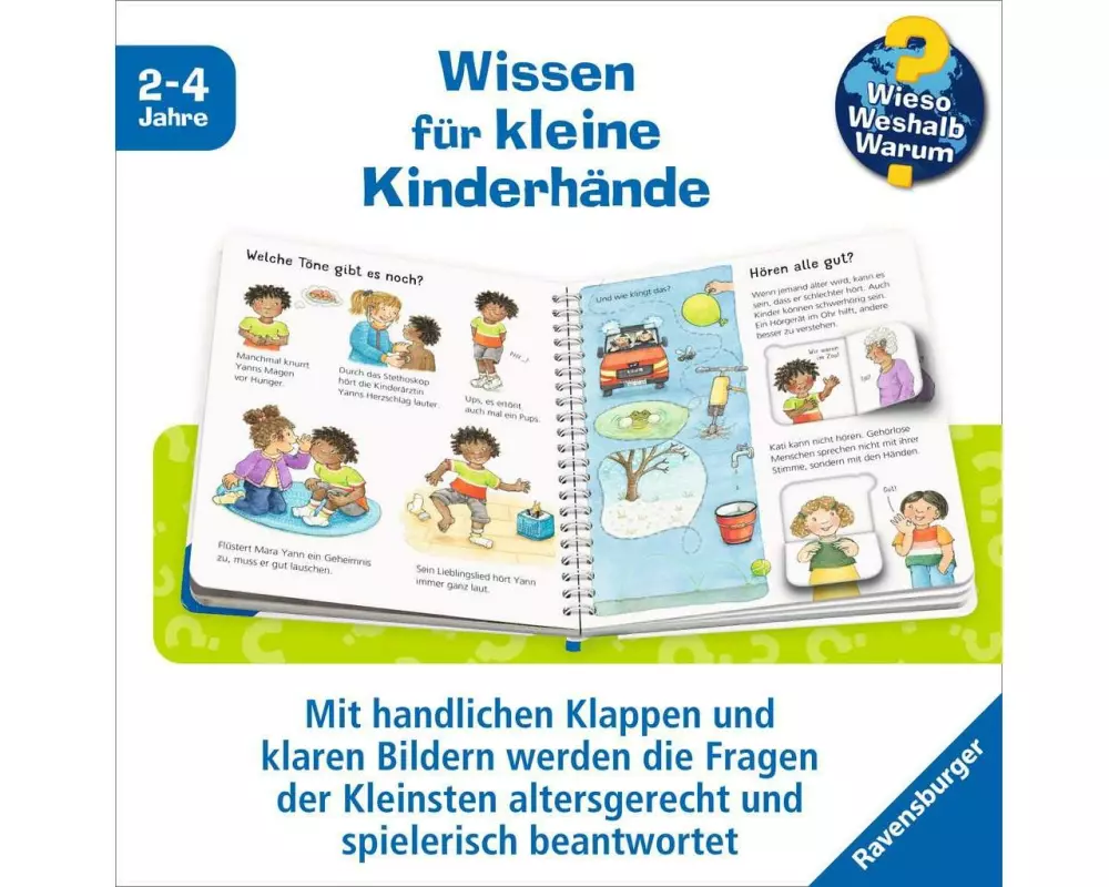 Ravensburger Wieso? Weshalb? Warum? jun36 - Sehen, riechen, hören