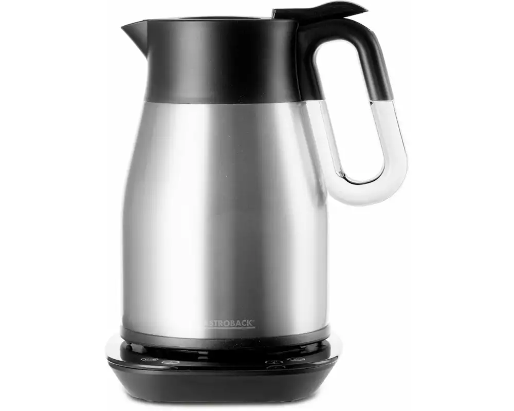 Gastroback Wasserkocher Advanced Thermo 1.7 l, Silber