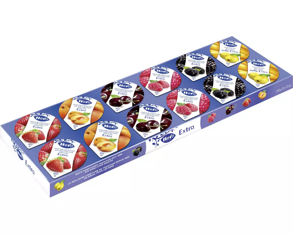 Hero Brotaufstrich Konfitüre assortiert 12 x 25 g (300 g)