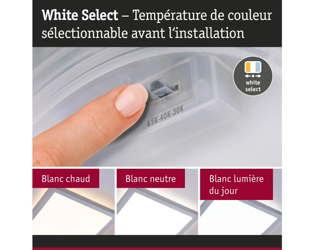 Paulmann LED Panel Atria Shine IP44 eckig 560 x 200 mm Chrom optik