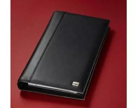 Sigel Visitenkartenbuch Torino 9 x 5.8 cm, bis 160 Karten, Schwarz