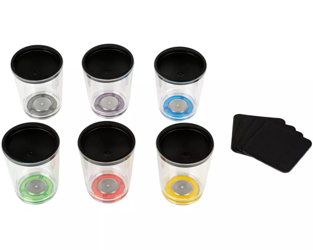 Silwy Magnet-Trinkbecher, 6er-Set