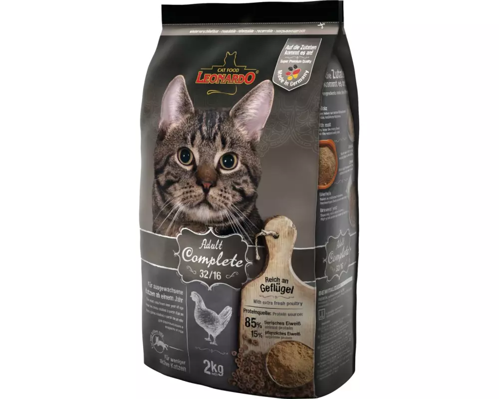 Leonardo Cat Food Trockenfutter Adult Complete 32/16, 2 kg