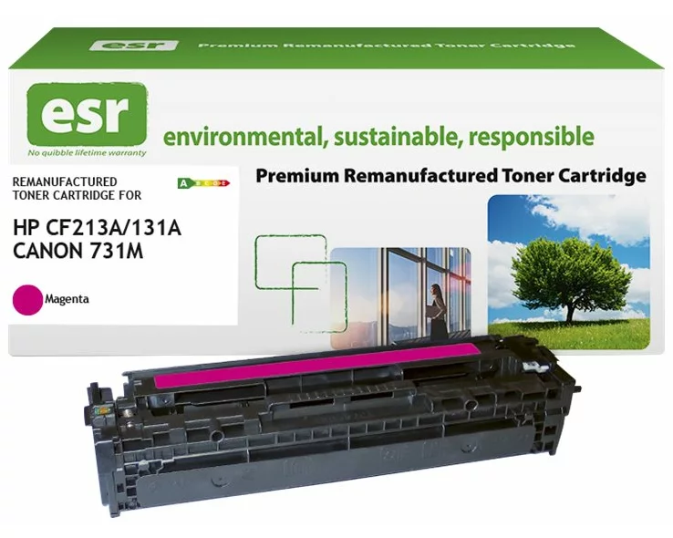 ESR Toner cartridge compatible with HP CF213A/Canon CRG-731M magenta remanufactured 1.800 pages