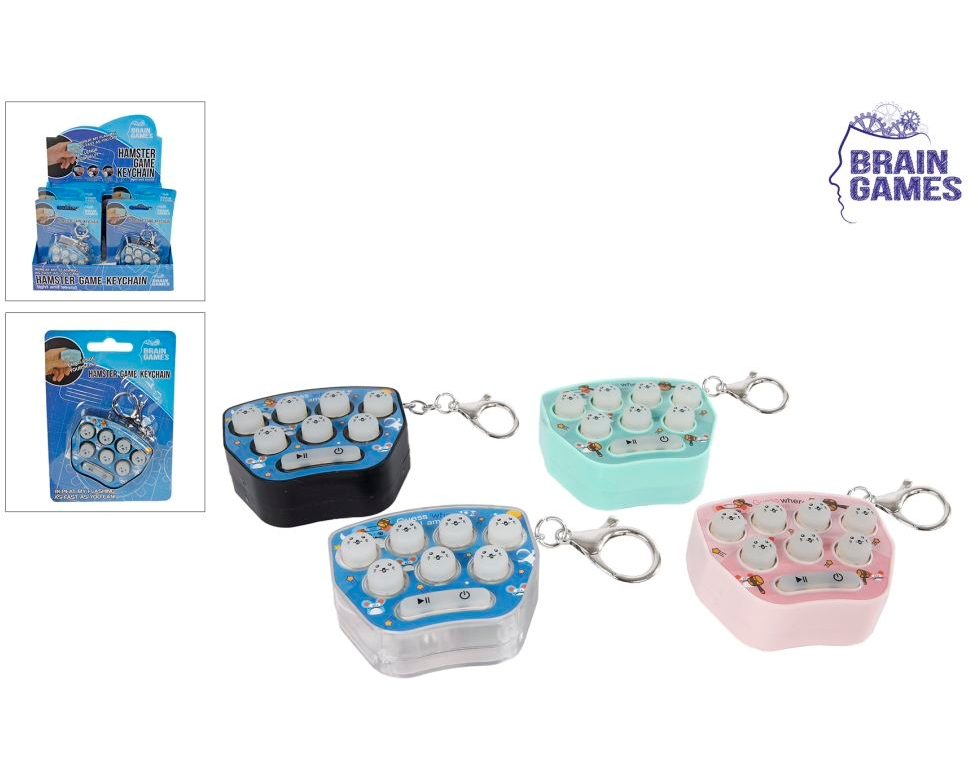 ROOST Schlüsselanhänger 621367 Hamster Game, ass. 6cm