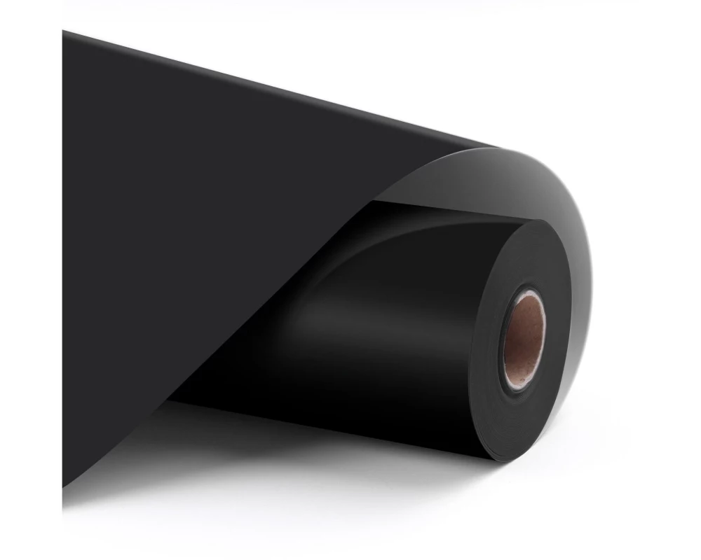 LOKLIK Permanent klebendes Vinyl Rolle, 1 Stück, Schwarz