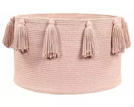 Lorena Canals Spielzeugkorb Tassels Vintage Nude