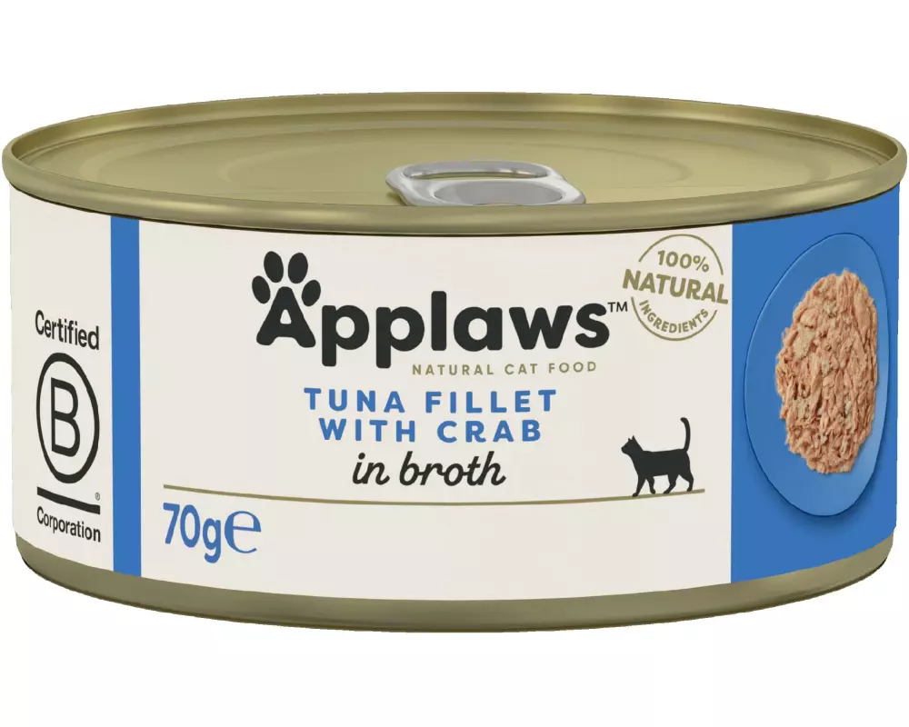 Applaws Nassfutter Thunfischfilet und Krabbenfleisch 70 g