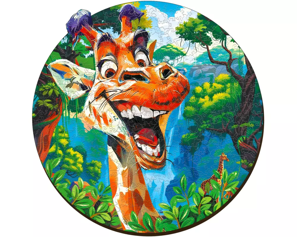 Escape Welt Holz-Puzzle Giraffe