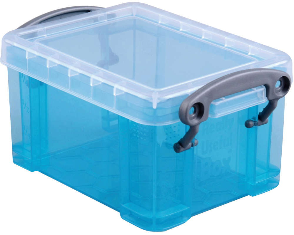 USEFULBOX Kunststoffbox 0,7lt 68501717 transparent blau