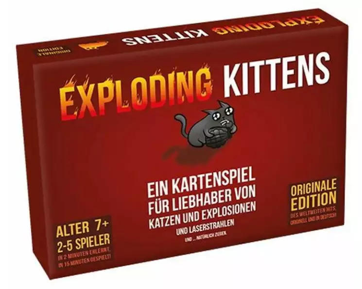 Asmodée Partyspiel Exploding Kittens -DE-