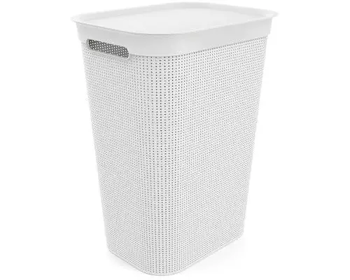 Rotho Wäschesammler Brisen Weiss, 50 l