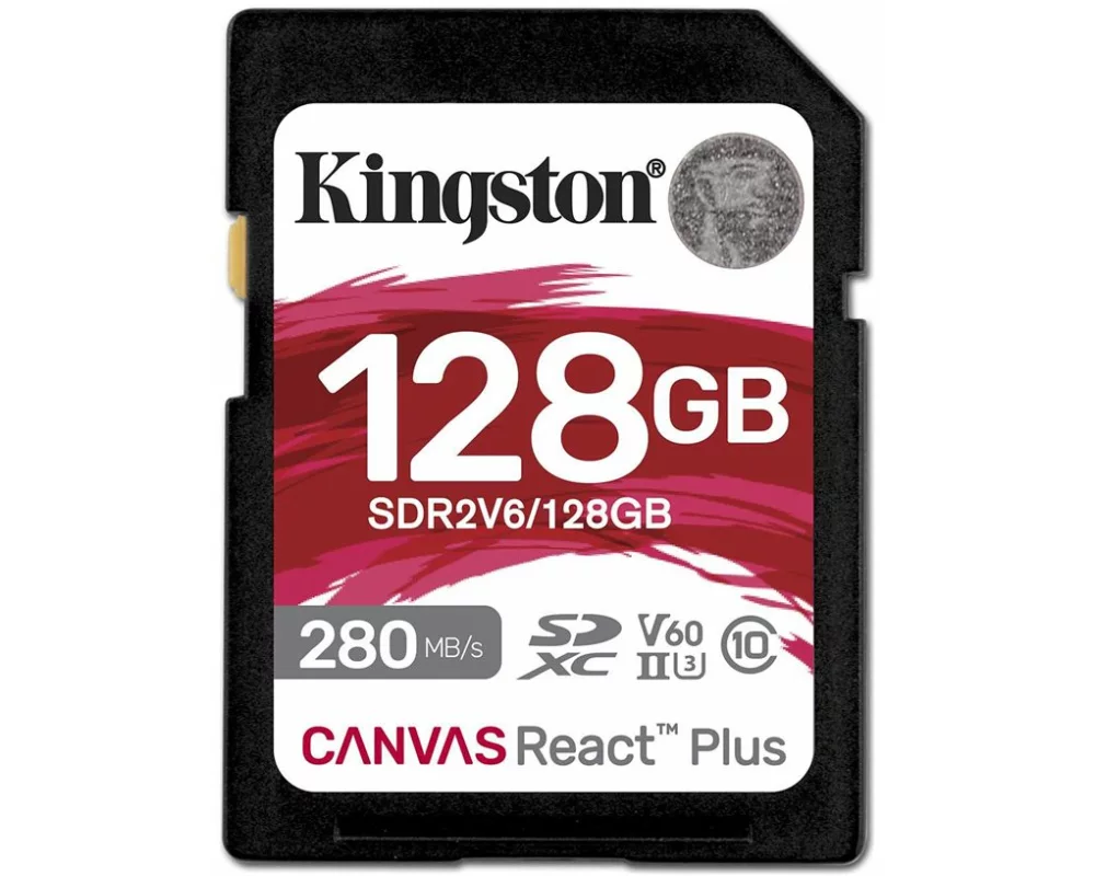 Kingston SDXC-Karte Canvas React Plus V60 128 GB