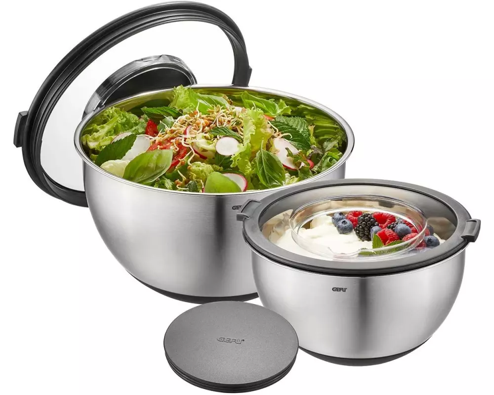 GEFU Rührschüssel-Set Muovo 2-teiliges Set
