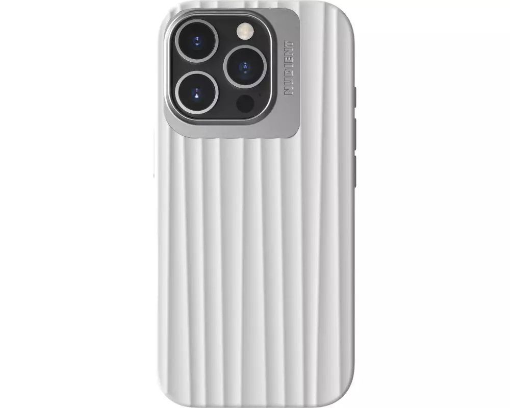 Nudient Back Cover Bold MagSafe iPhone 16 Pro Chalk White