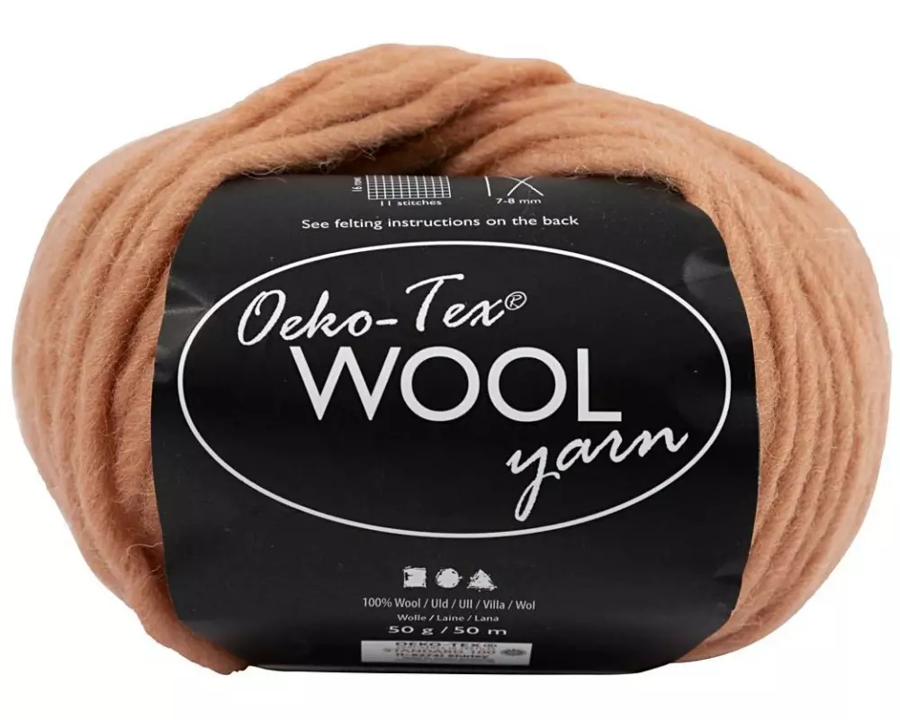 Creativ Company Wolle Oeko-Tex 50 g, Hellrosa