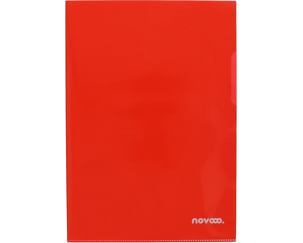 novooo. Sichthülle Professional Sichtmappen rot, 10 Stück