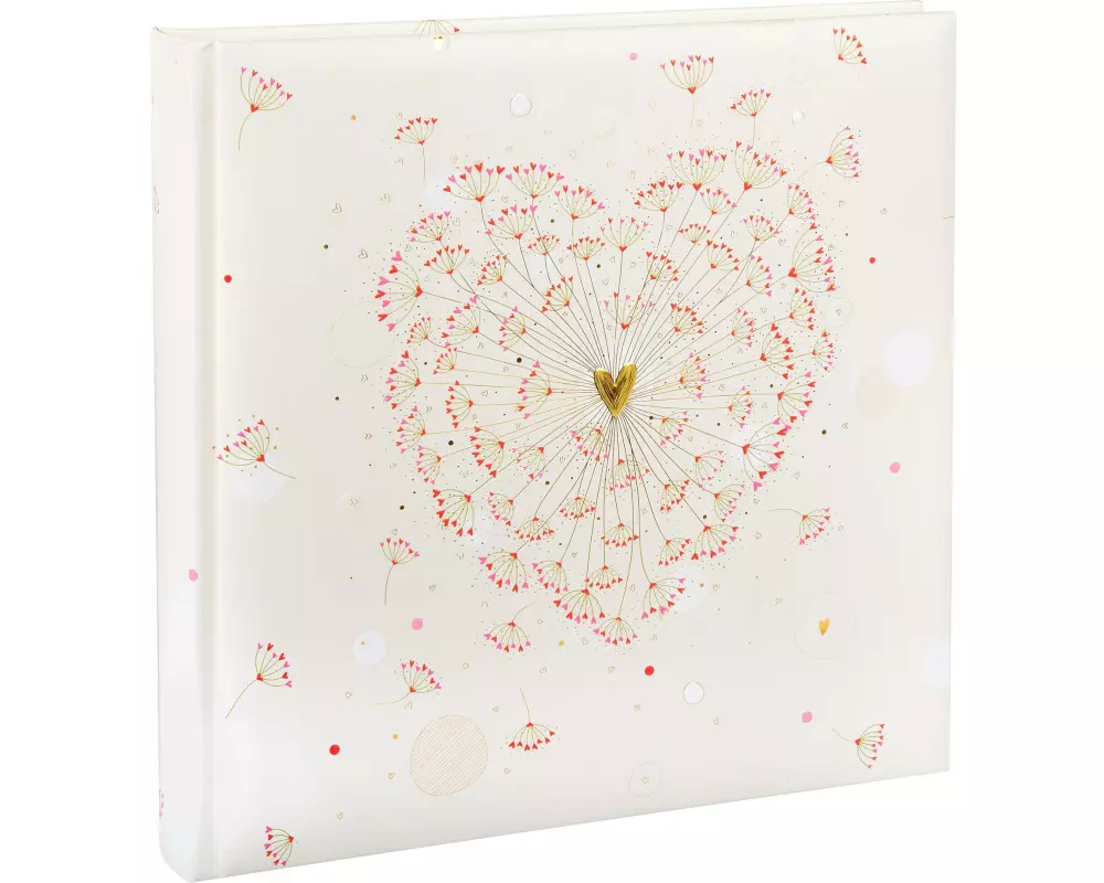Goldbuch Hochzeitsalbum Golden Heart, 25 x 25 cm, 60 Seiten