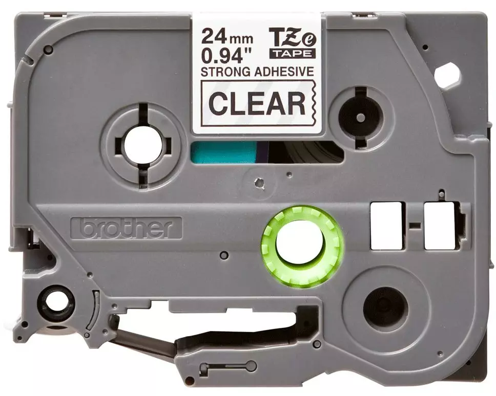 Brother Beschriftungsband TZe-S151 Schwarz auf Transparent