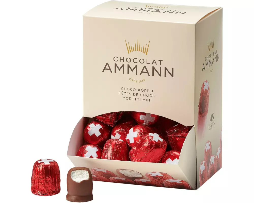 Chocolat Ammann Schokolade Mini King Milch Display Suisse 45 x 10 g