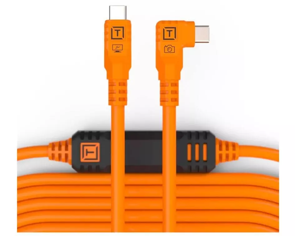 Tether Tools TetherPro USB-C to USB-C, gerade auf rechtwinklig