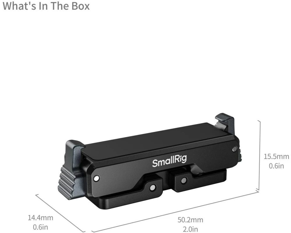 Smallrig Adapter für Schnellwechselhalterung für Insta360 GO Ultra