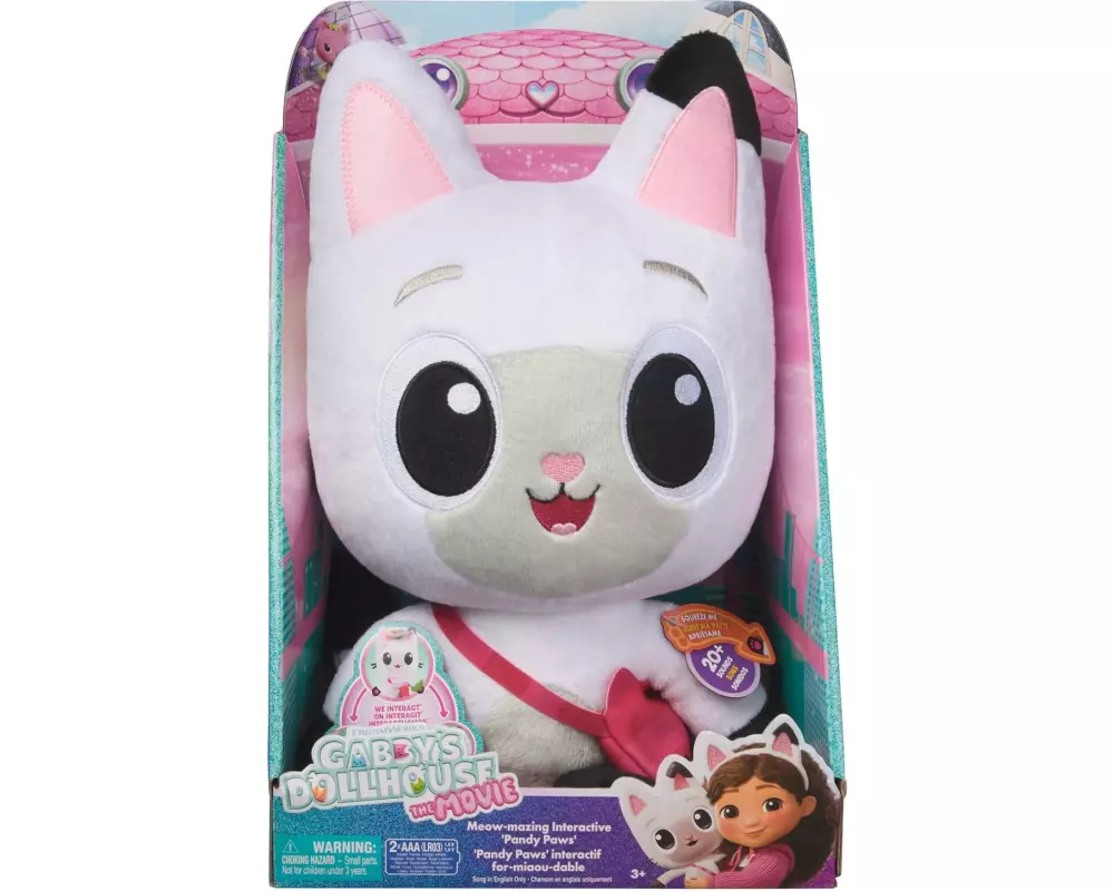 Spinmaster Gabby‘s Dollhouse Movie Pandy Paw Funktionsplüsch