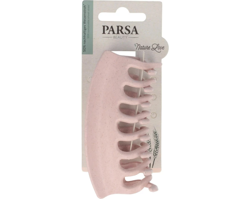 Parsa Beauty Haarklemme Nature Love gross Rosa 1 Stück
