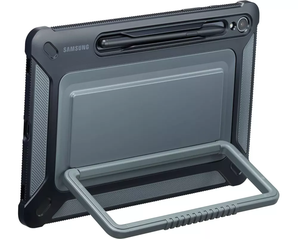 Samsung Tablet Book Cover Outdoor Galaxy Tab S9 Schwarz