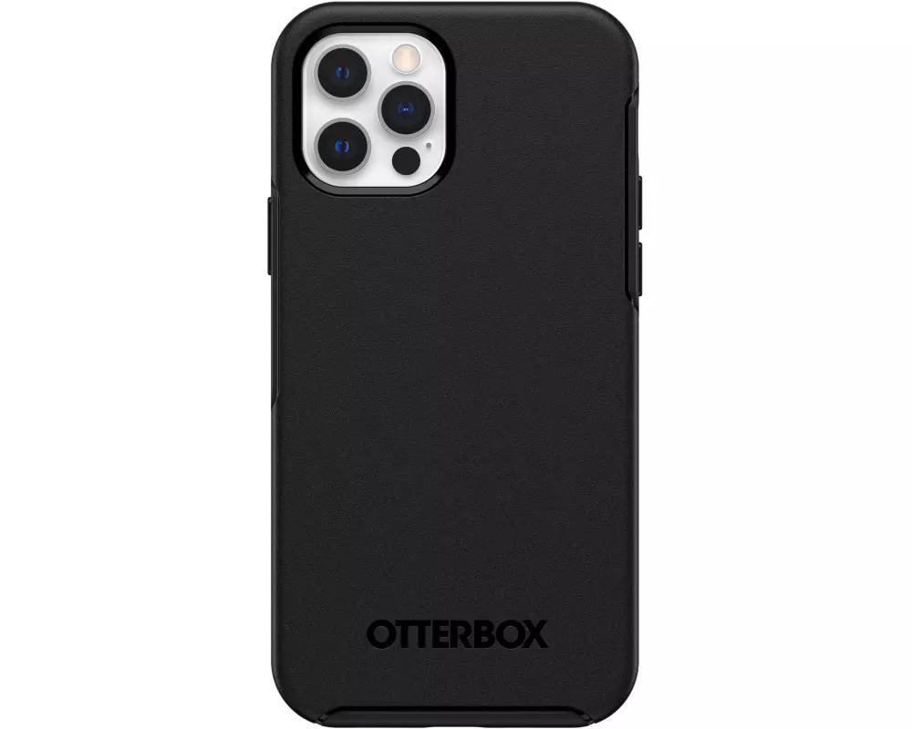 Otterbox Back Cover Symmetry+ MagSafe iPhone 12/12 Pro Schwarz