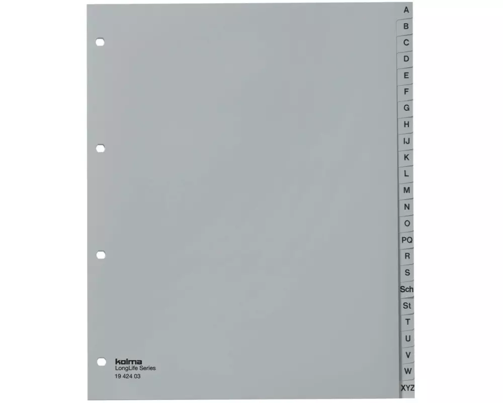 Kolma Register A4 XL LongLife A-Z