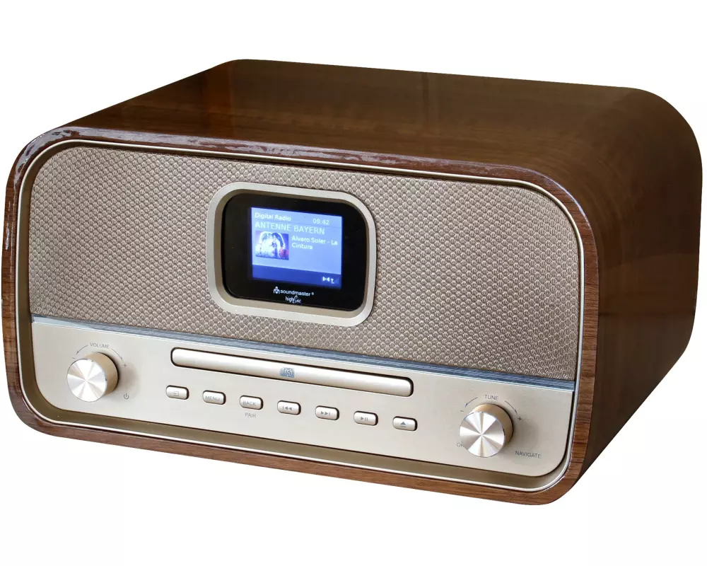 soundmaster Radio/CD-Player DAB970 Hellbraun