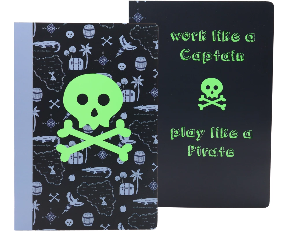 ANCOR Notizheft A4 PIRATES 104202 assort., lines, 90g 48 Bl.