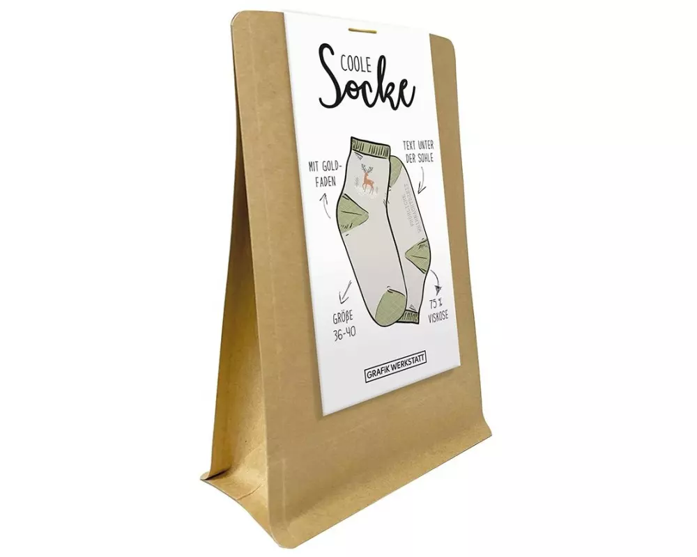 Grafik Werkstatt Coole Socke Weihnachten, Fröhliche Weihnachtszeit