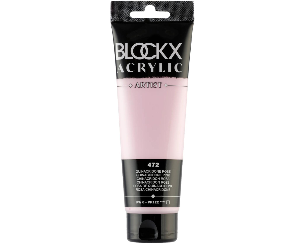 BLOCKX Acrylfarbe 120ml 60472BXC chinacridon rosa