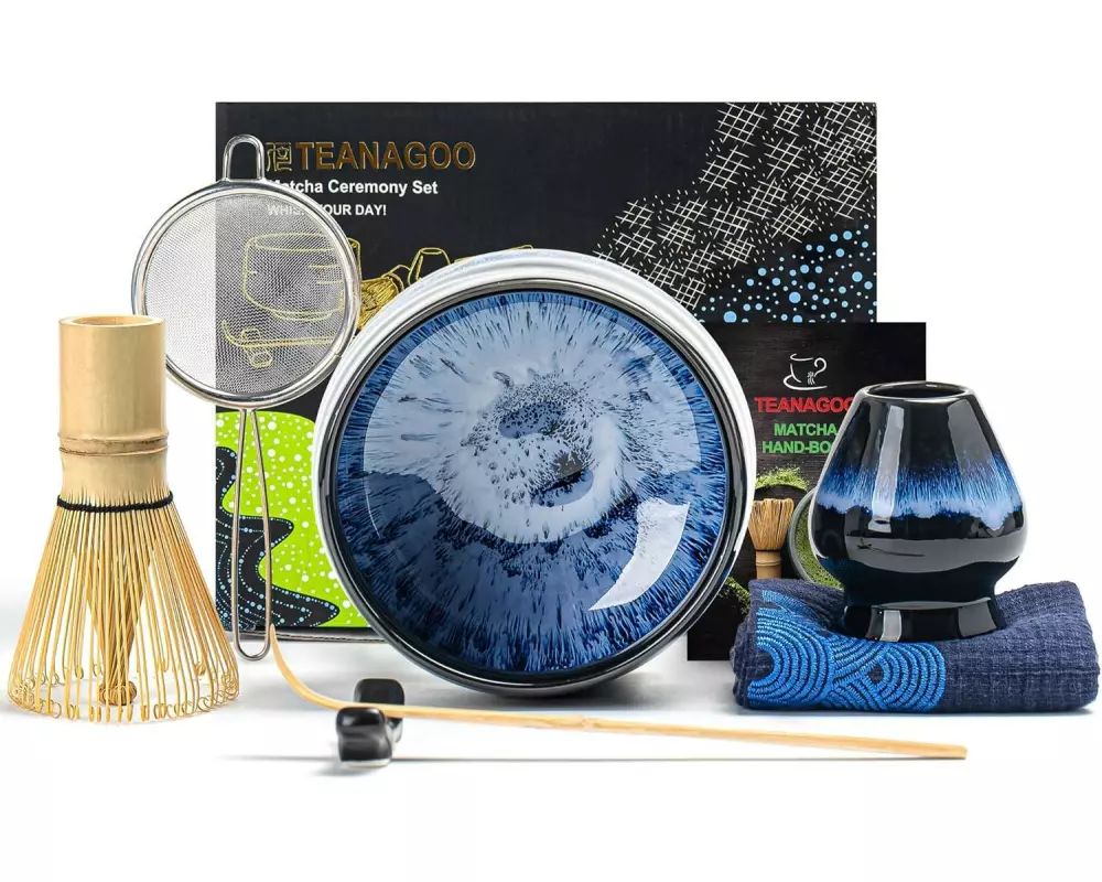 TEANAGOO Matcha Set 0.51 l, Dunkelblau