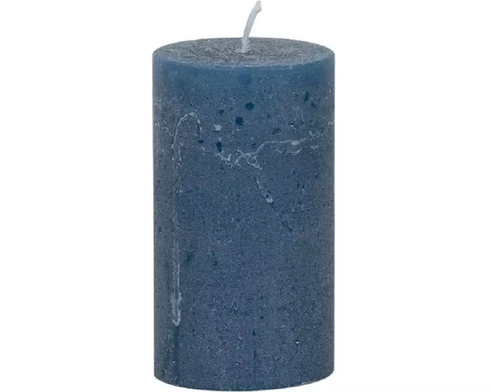 Weizenkorn Kerze Ice 9 cm x 5 cm, Nachtblau, 6 Stück