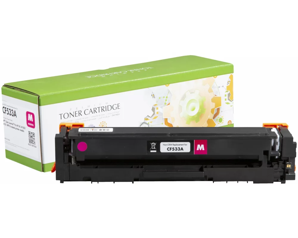 STATIC Toner cartridge compatible with HP CF533A magenta compatible 900 pages