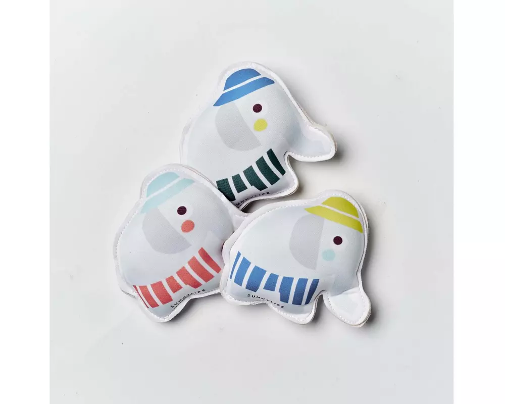 Sunnylife Dive Buddies Eli the Elephant Multi Set of 3 Sand