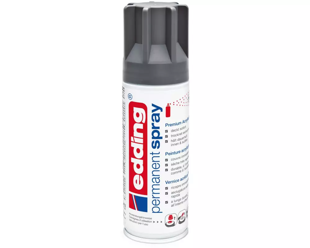 edding Acrylspray 5200 200 ml, Anthrazit matt