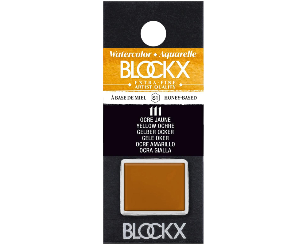 BLOCKX Aquarellfarbe 1.5ml 41111BXC ockergelb