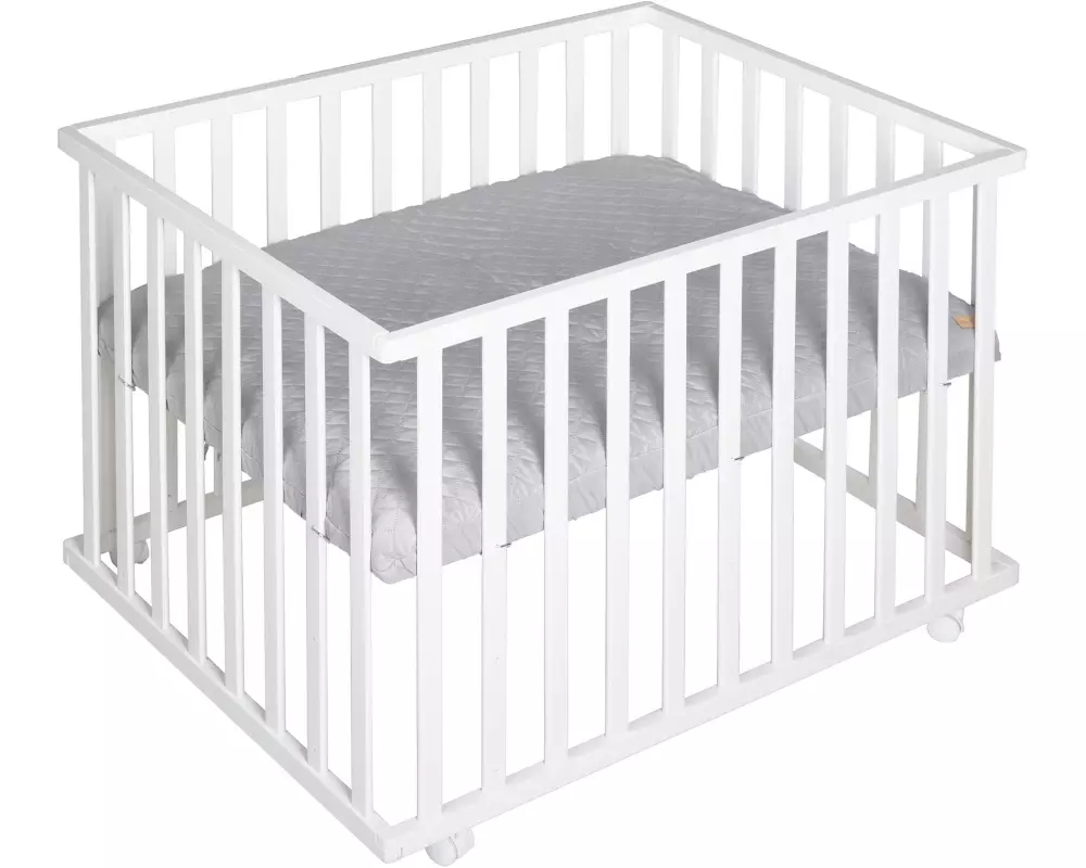 roba Laufgitter auf Rollen 75 x 100 cm Grau