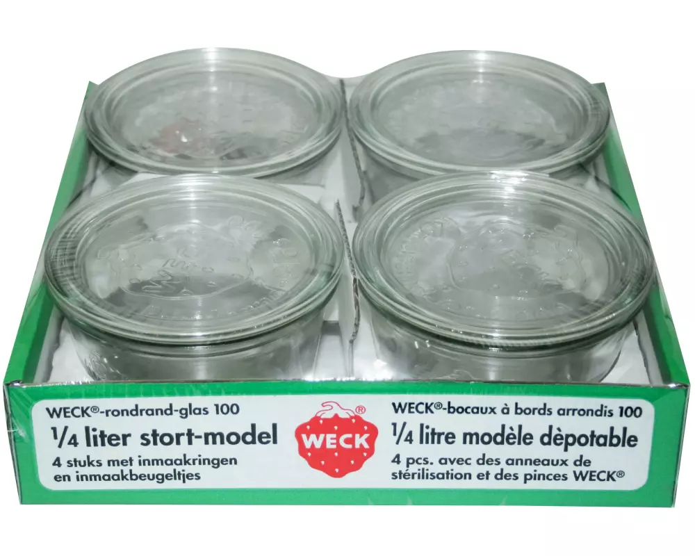 Weck Set Weck-Gläser 370 ml