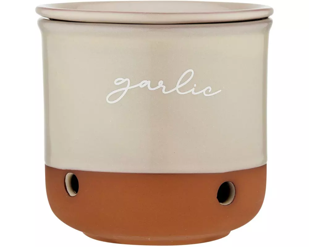 Ladelle Vorratstopf Garlic Eco ø 10 cm, Taupe