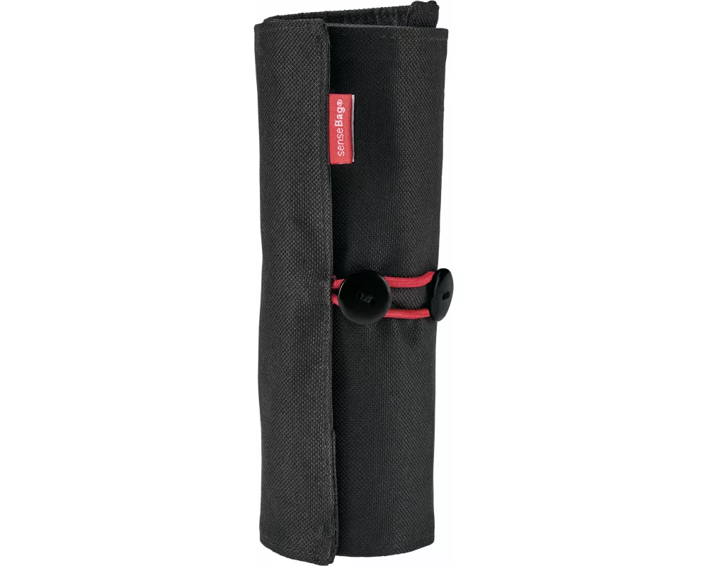 TRANSOTYPE senseBag Stifte Roll-Etui 76012018 schwarz 375x200mm